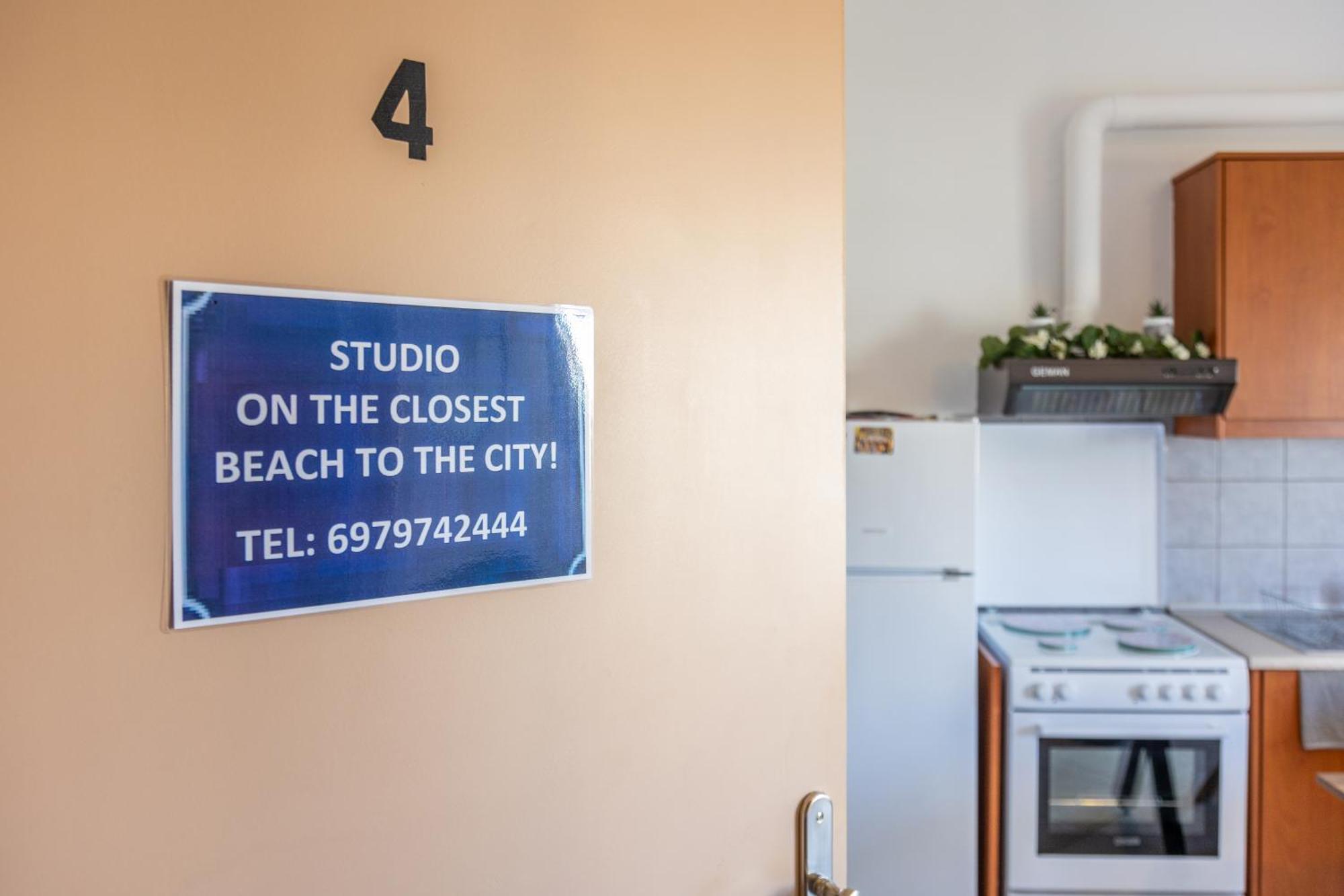 Studio On The Closest Beach To The City! Amoudara  Exterior photo